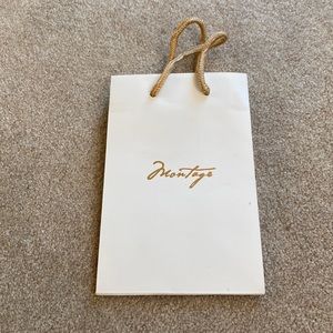 Montage luxury resort hotel shopping bag